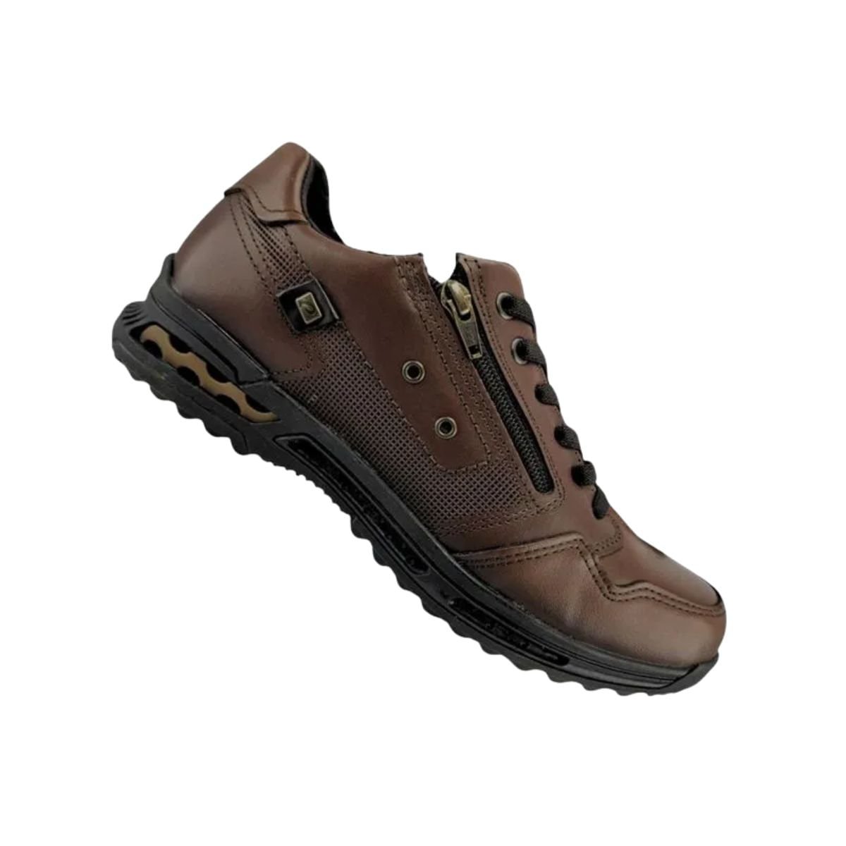 Sapatênis Masculino Pegada Stretch Marrom Marrom 6