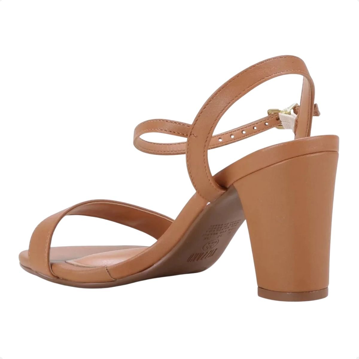 Sandália Feminina Salto Médio Grosso Vizzano Marrom 4
