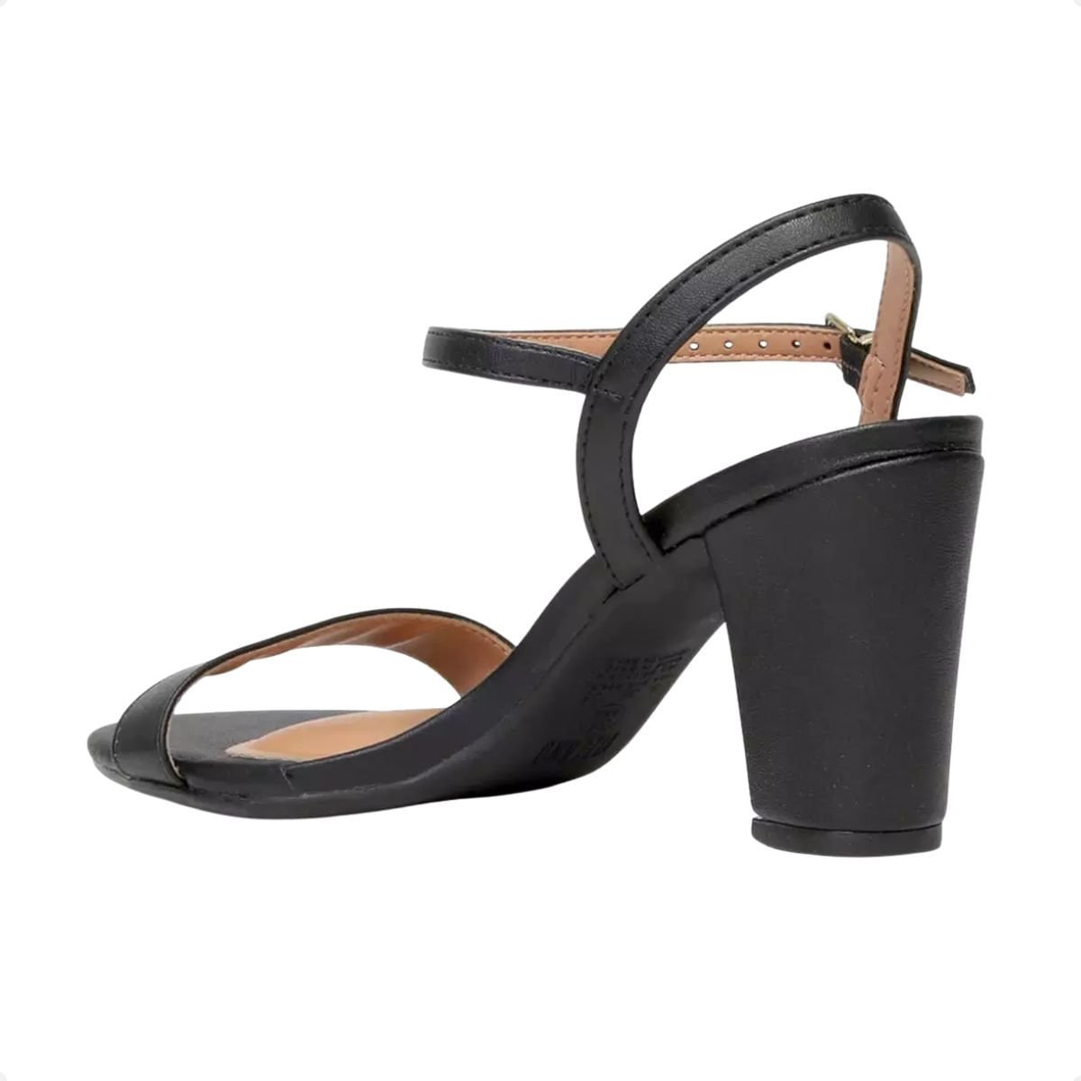 Sandália Feminina Salto Médio Grosso Vizzano Preto 3