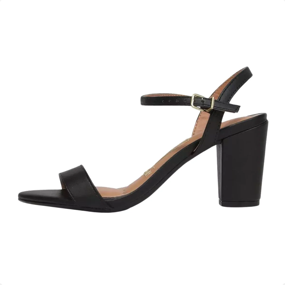 Sandália Feminina Salto Médio Grosso Vizzano Preto 4