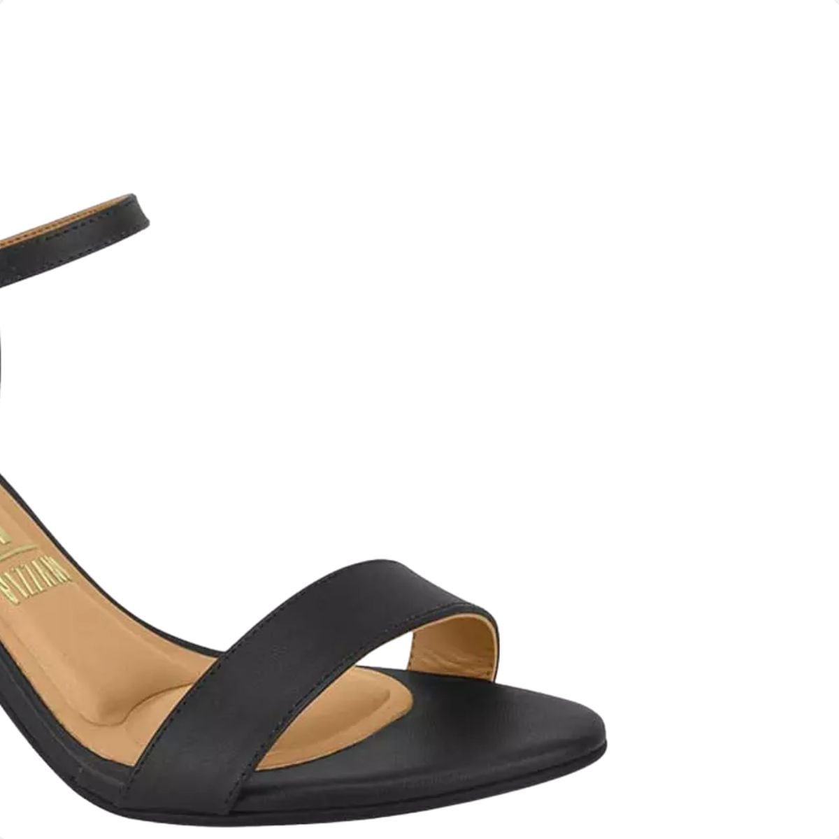 Sandália Feminina Salto Médio Grosso Vizzano Preto 6