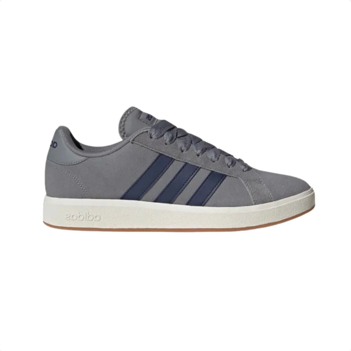 Tênis Casual Masculino Adidas Grand Court Base Alpha Cinza