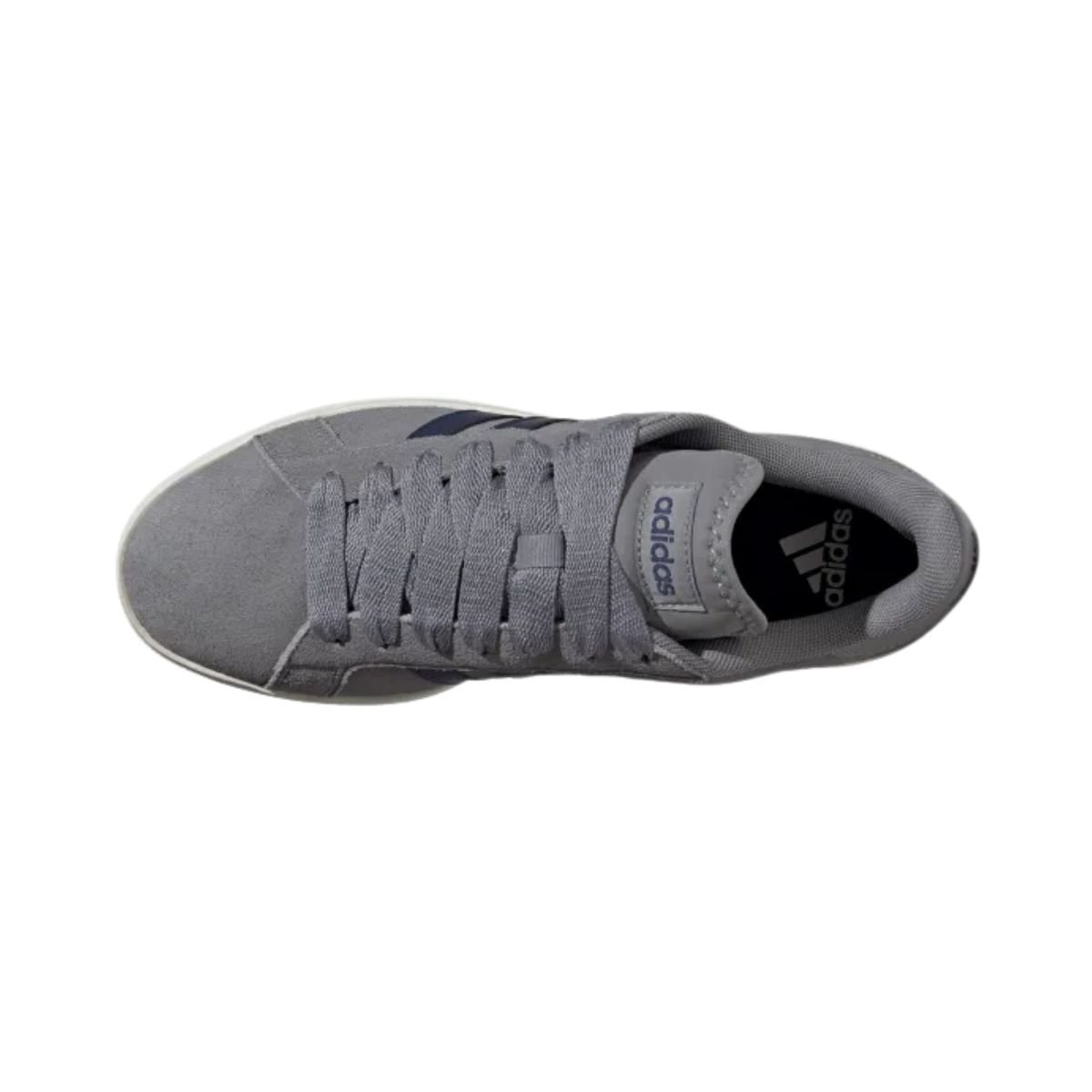 Tênis Casual Masculino Adidas Grand Court Base Alpha Cinza Cinza 6