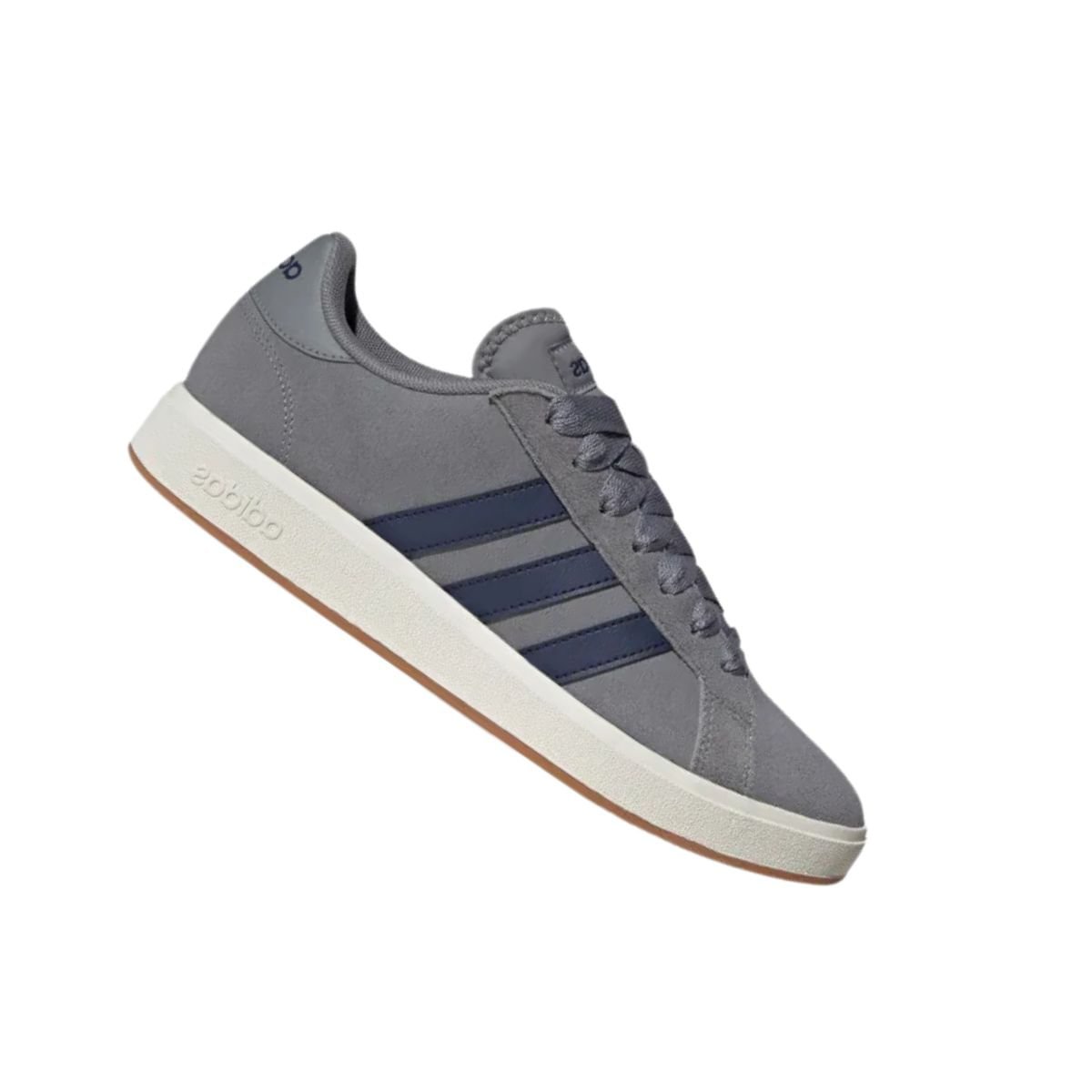 Tênis Casual Masculino Adidas Grand Court Base Alpha Cinza Cinza 7