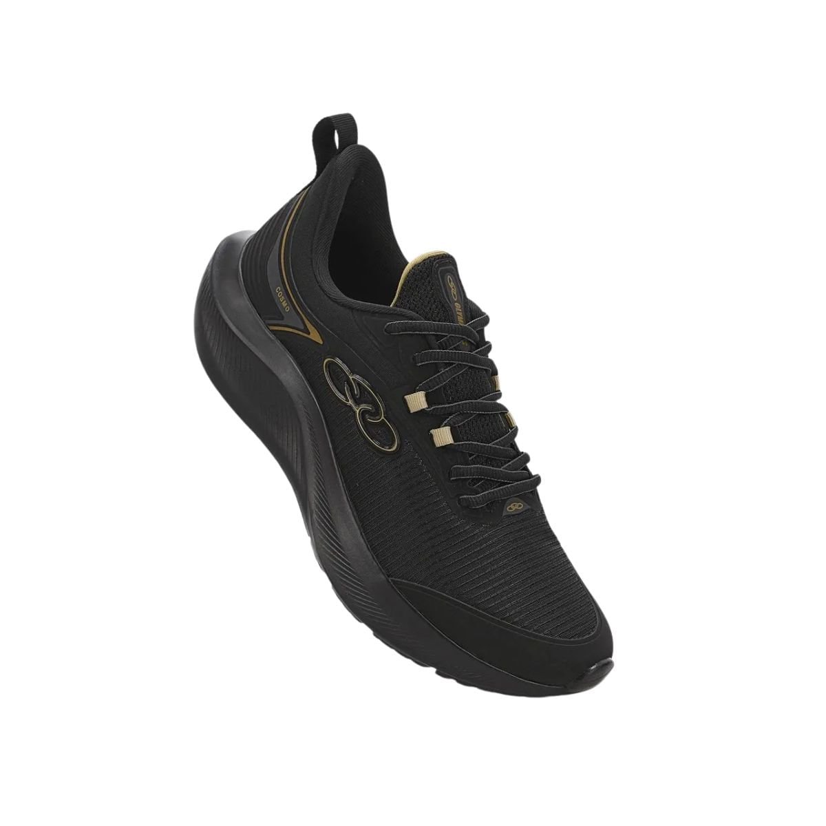 Tênis Running Masculino Olympikus Cosmo Preto Preto 2