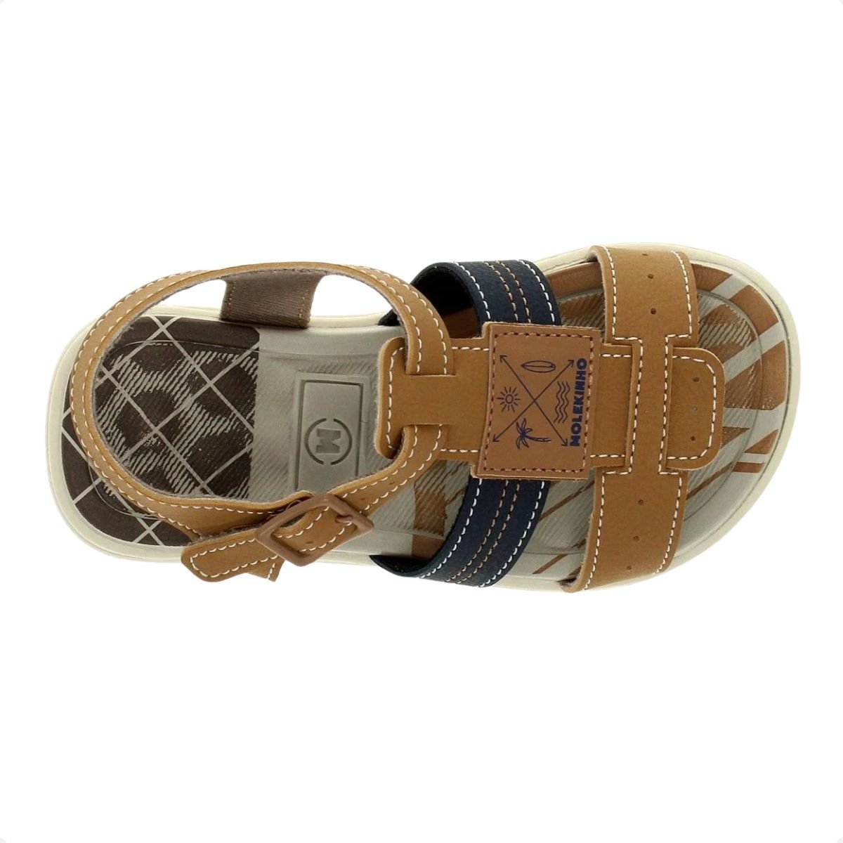 Sandalia Bebe Papete Molekinho  2140.750-13958.78426 Caramelo 6