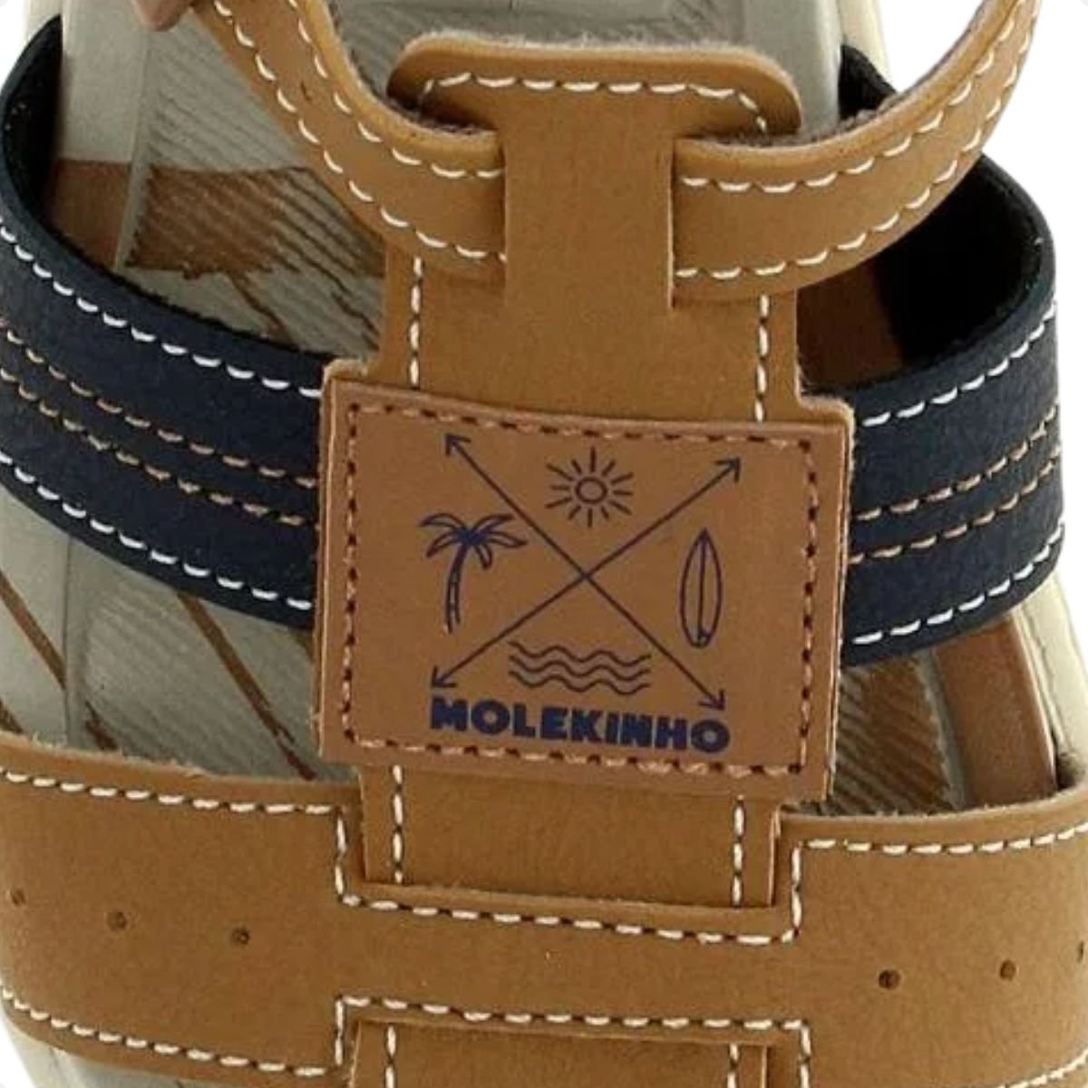 Sandalia Bebe Papete Molekinho  2140.750-13958.78426 Caramelo 7