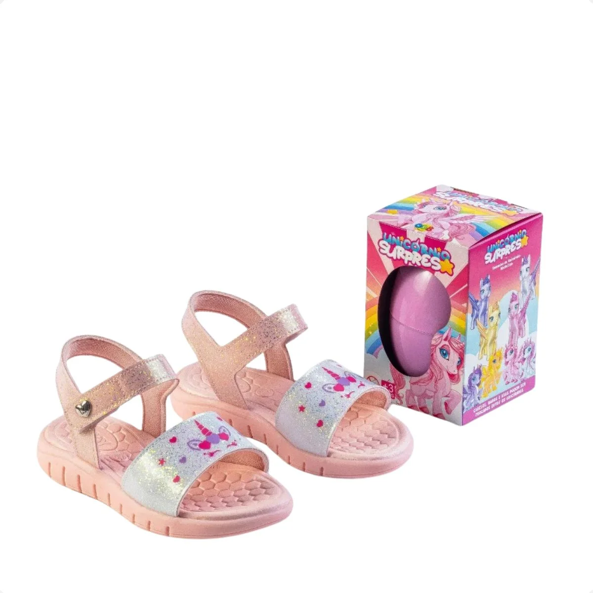 Sandalia Inf Papete Kidy  3921020-0027 Rosa 7