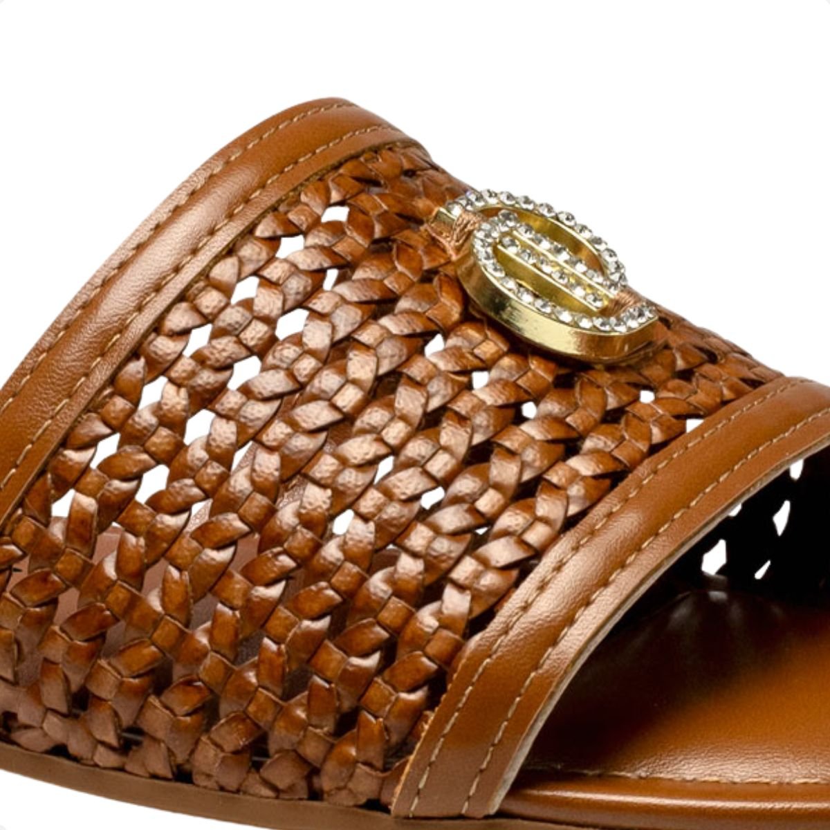 Tamanco Slide Feminino Rasteiro Dakota Caramelo 6