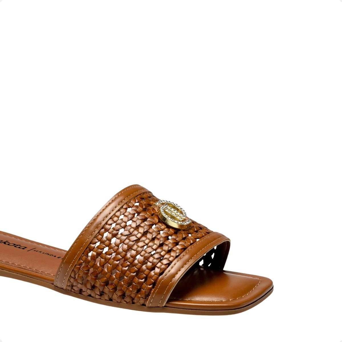 Tamanco Slide Feminino Rasteiro Dakota Caramelo 3