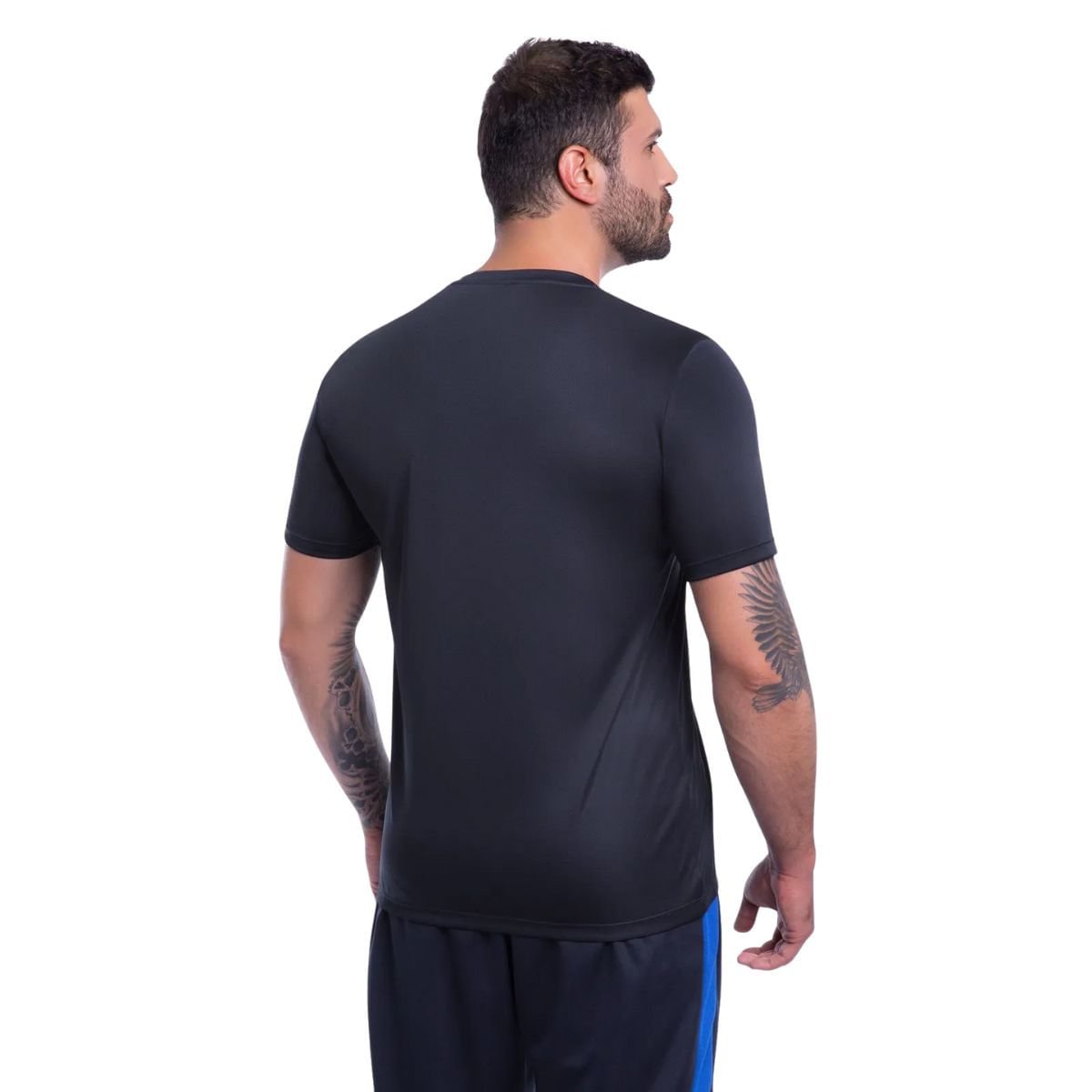 Camiseta Masculina Mc Mizuno Stamp Azul Preto 5