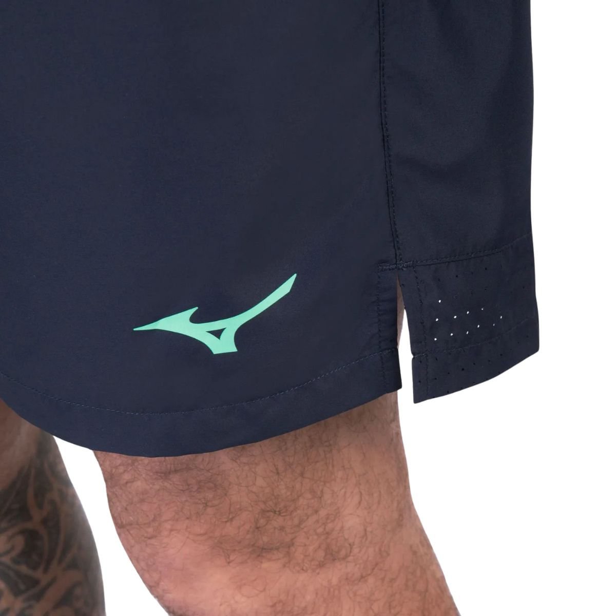 Bermuda Masculina Curta Mizuno Easy 5 7 Azul Azul Marinho 2