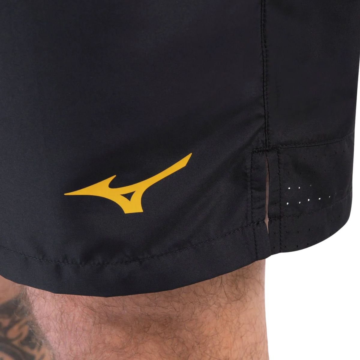 Bermuda Masculina Curta Mizuno Easy 5 Preta Preto 3