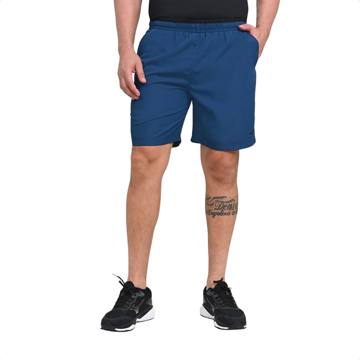 Bermuda Masculina Curta Mizuno Ten Maste Azul Azul 1