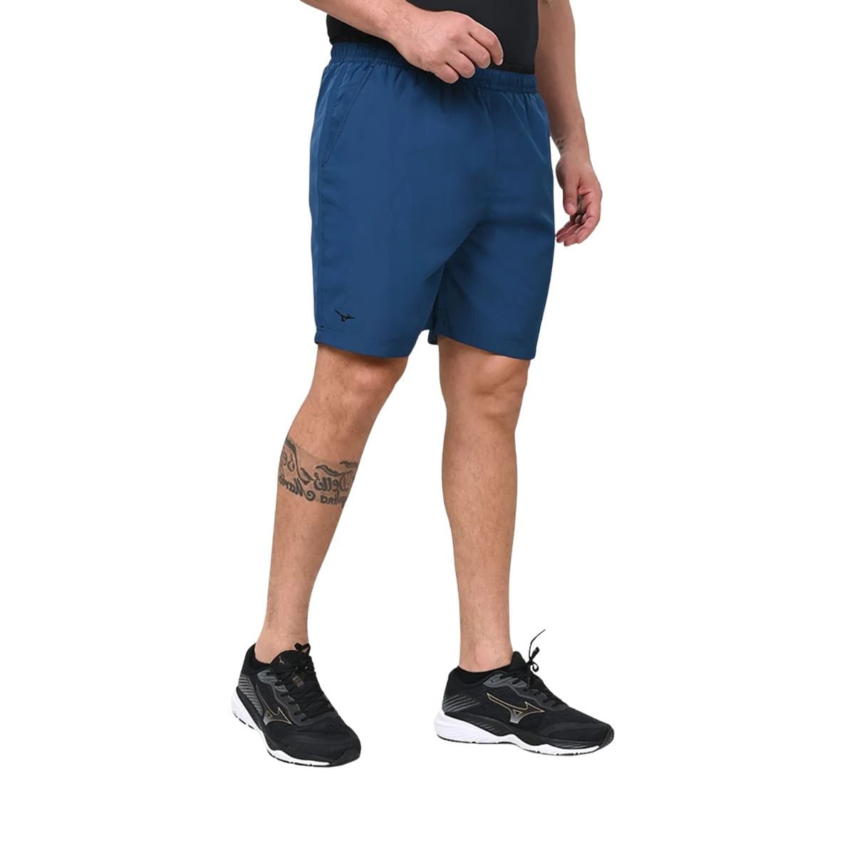 Bermuda Masculina Curta Mizuno Ten Maste Azul Azul 2
