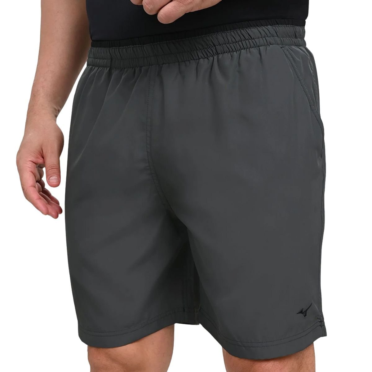 Bermuda Masculina Curta Mizuno Ten Maste Cinza Cinza 2