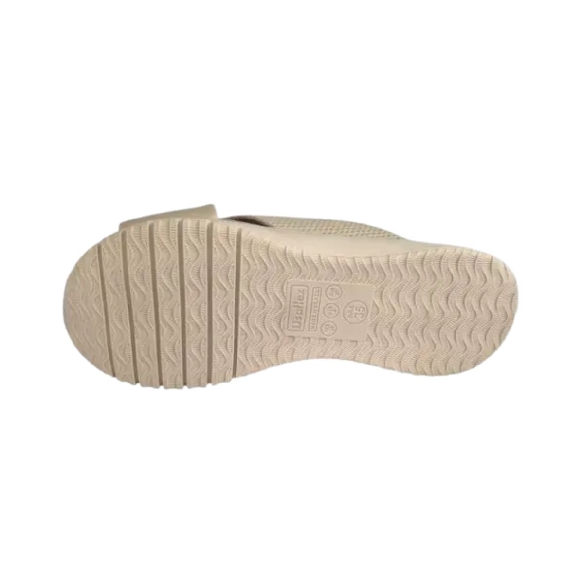 Tamanco Feminino Anabela Usaflex Off White Bege 4