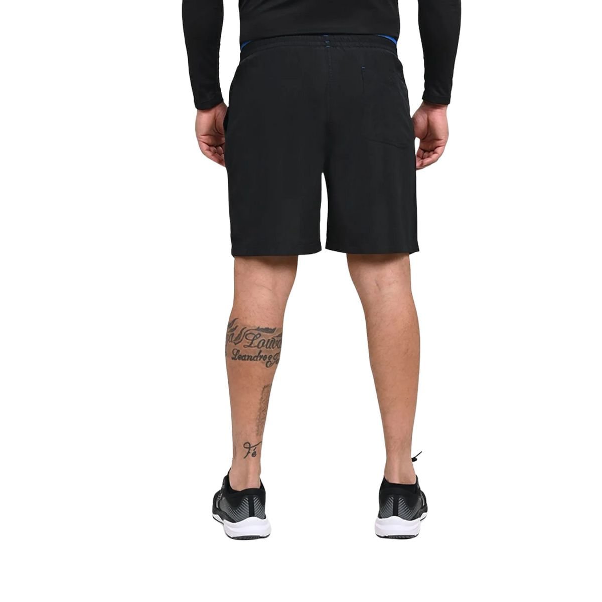 Bermuda Masculina Curta Mizuno Ten Maste Preta Preto 7