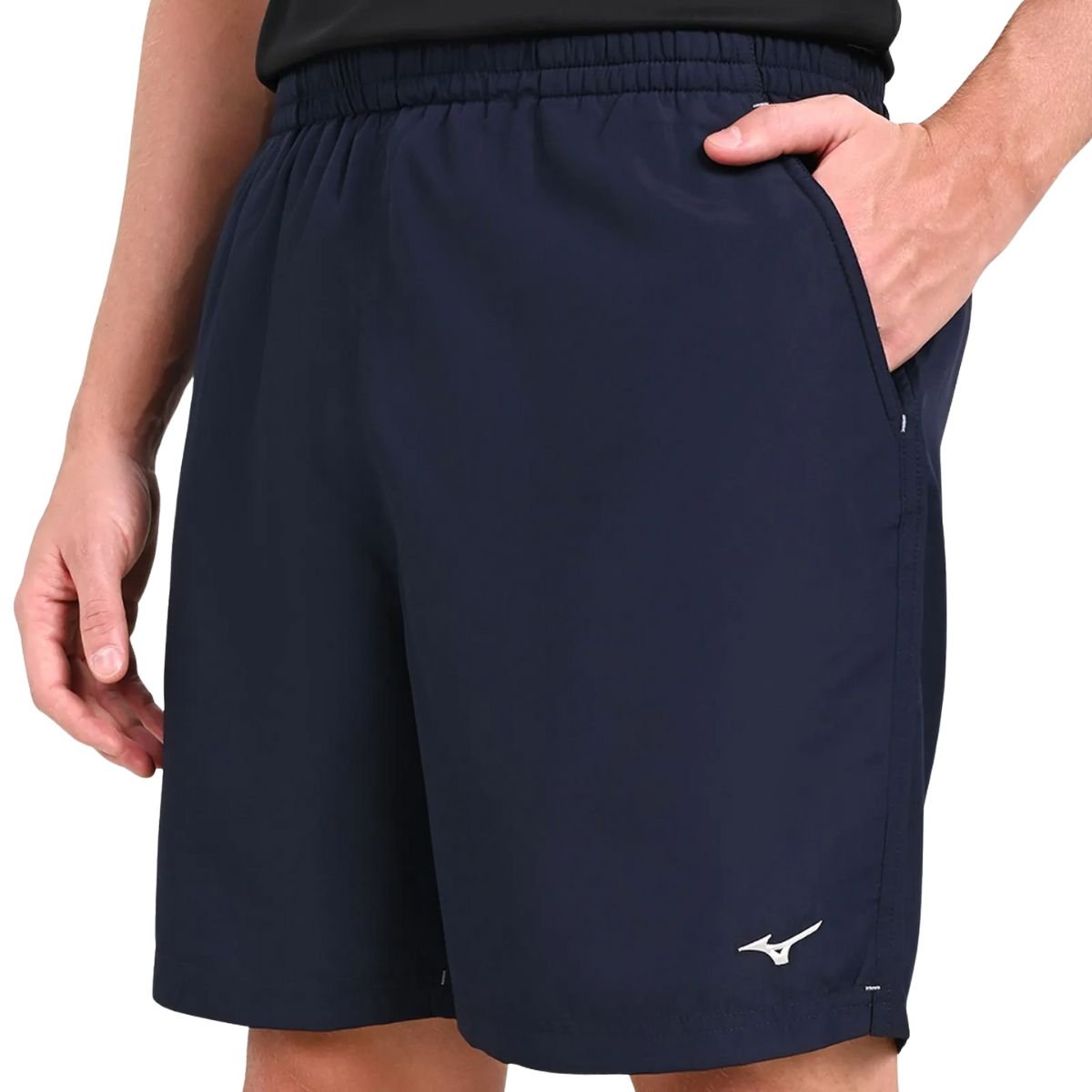 Bermuda Masculina Curta Mizuno Ten Maste Azul Azul Marinho 3