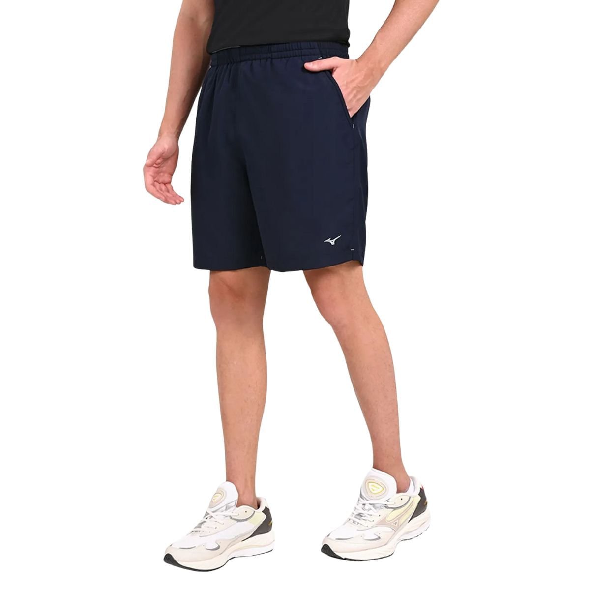 Bermuda Masculina Curta Mizuno Ten Maste Azul Azul Marinho 4
