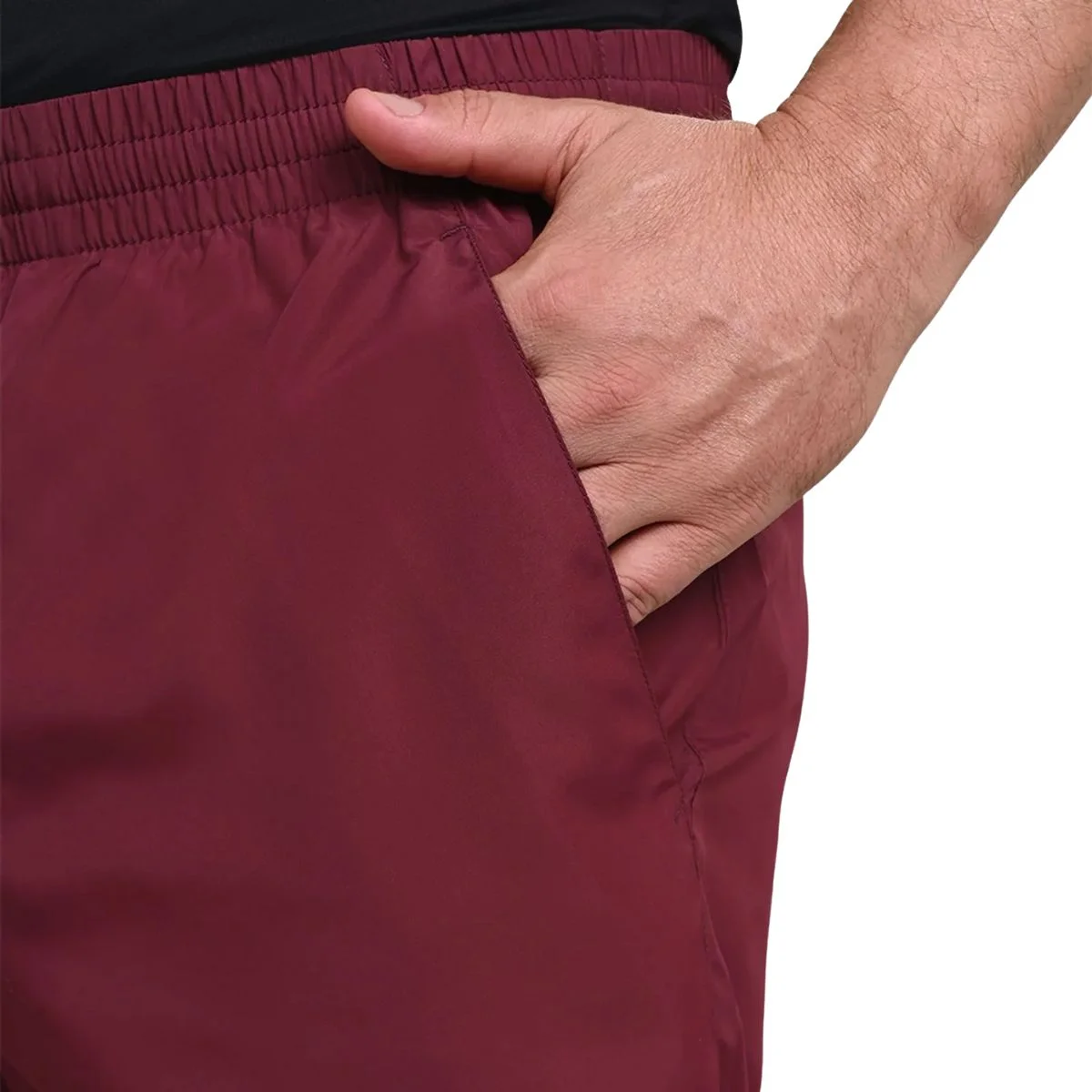 Bermuda Masculina Curta Mizuno Energy M Bordô Vinho 5