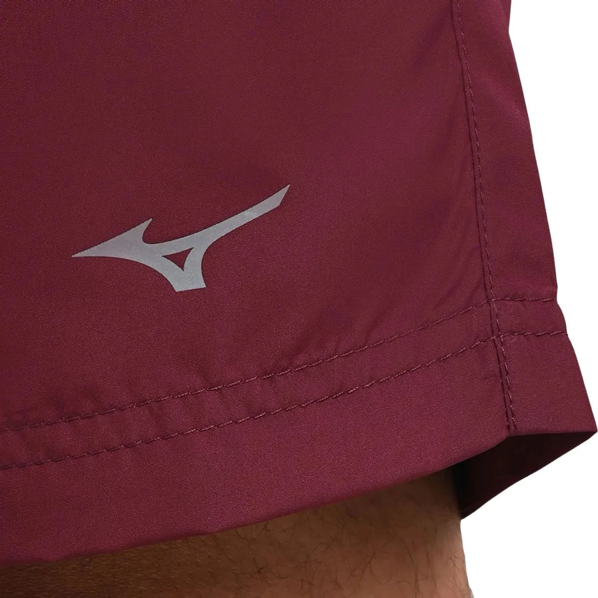 Bermuda Masculina Curta Mizuno Energy M Bordô Vinho 6