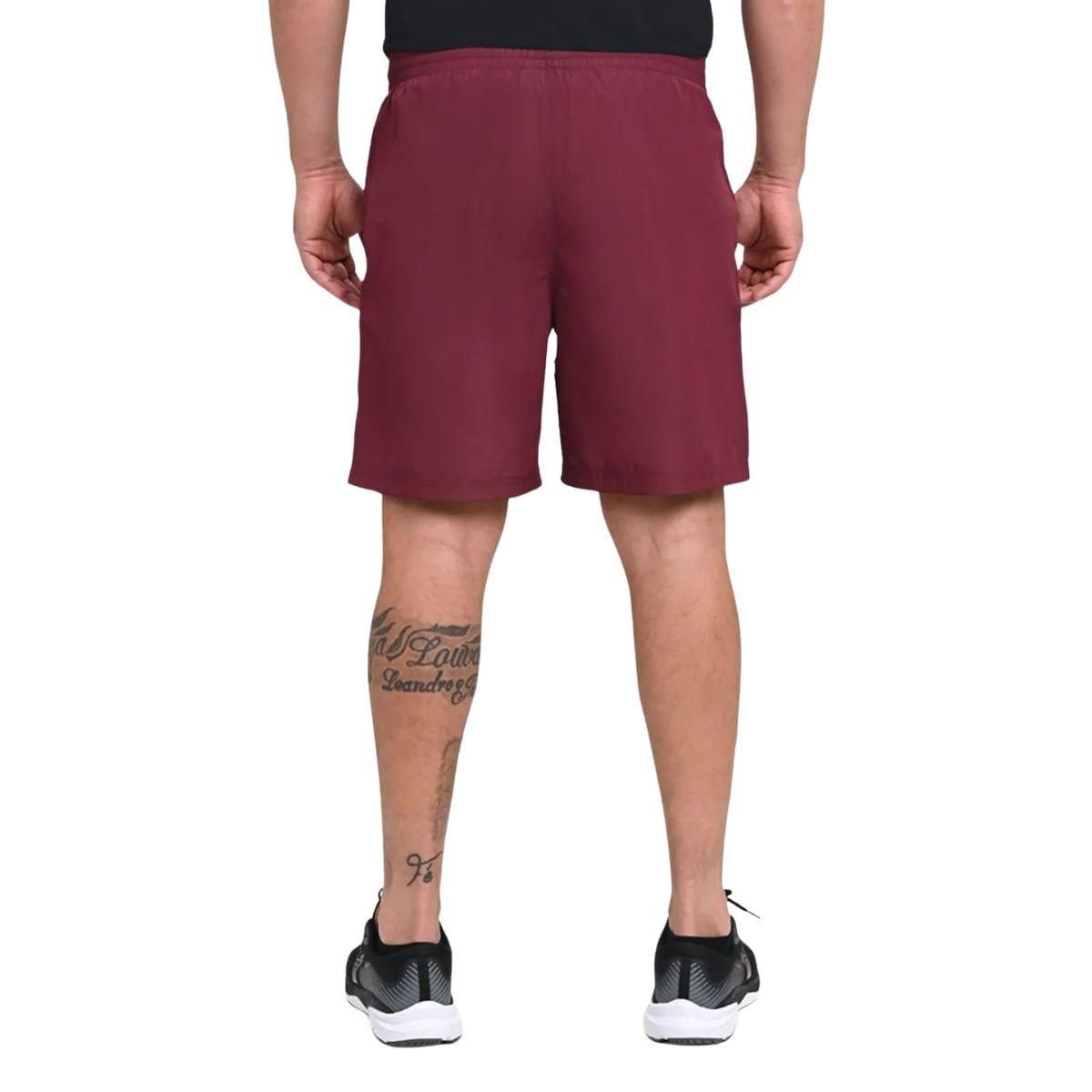 Bermuda Masculina Curta Mizuno Energy M Bordô Vinho 7