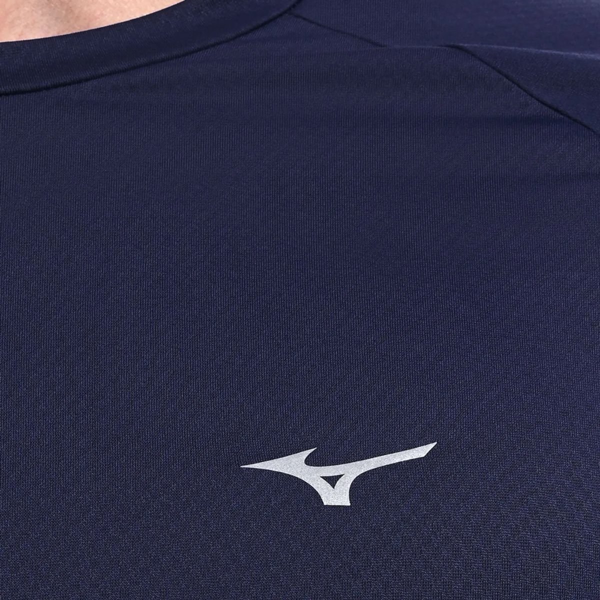 Camiseta Masculino Manga Longa Mizuno Pro Uv Azul Azul 4