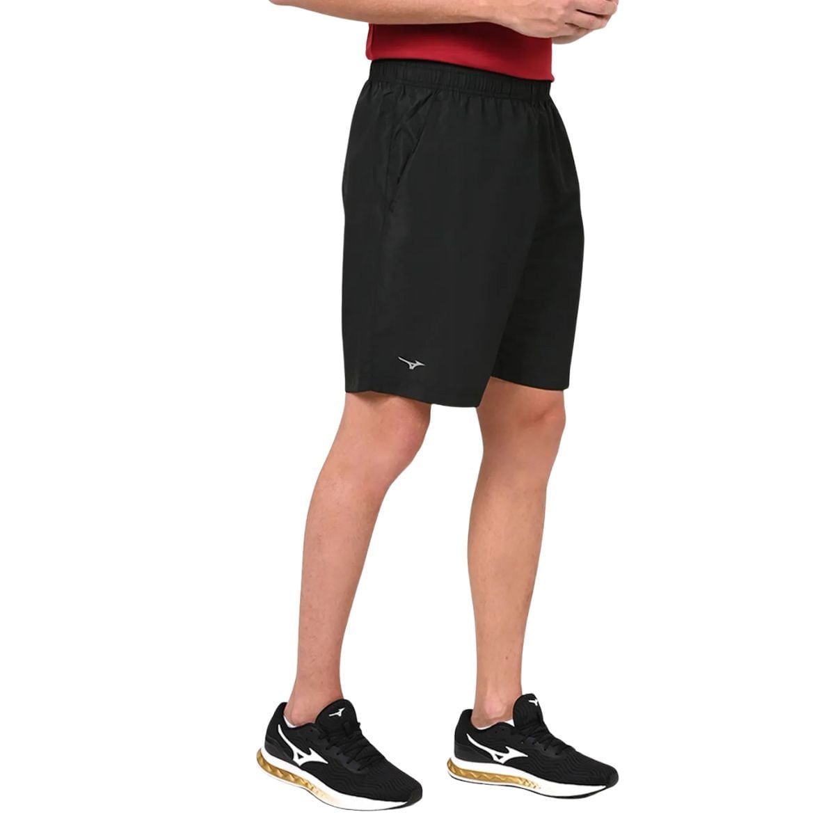 Bermuda Masculina Curta Mizuno Energy M Preta Preto 2