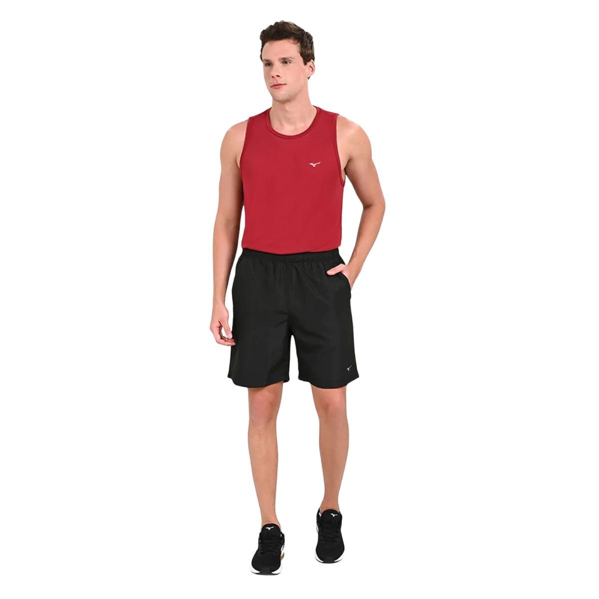 Bermuda Masculina Curta Mizuno Energy M Preta Preto 5
