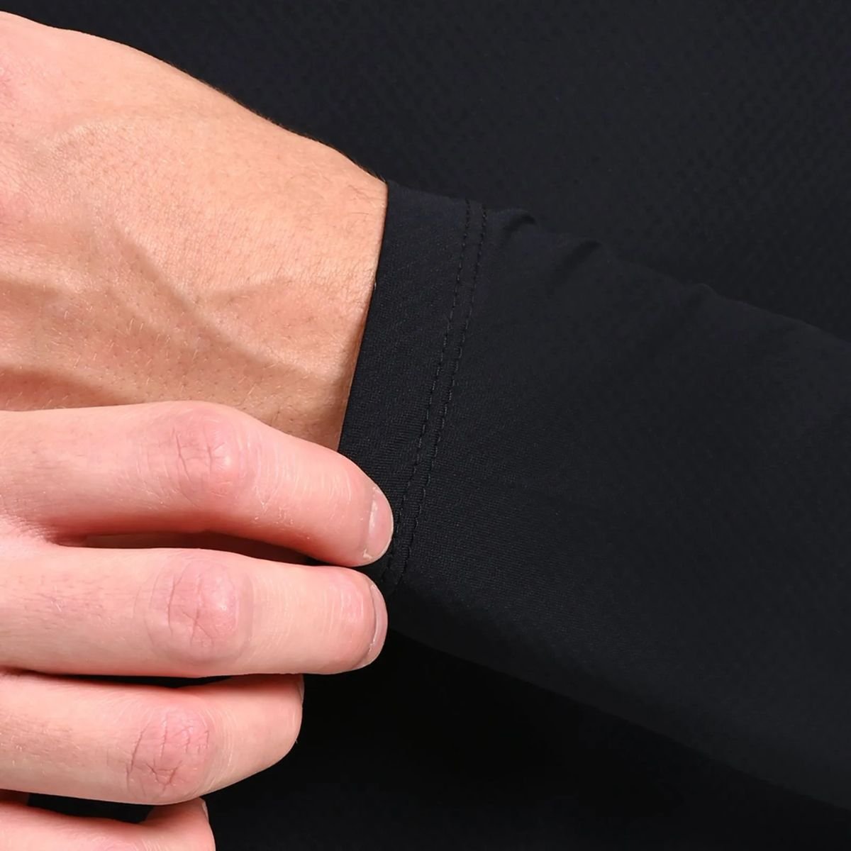 Camiseta Masculina Manga Longa Mizuno Pro Uv Preta Preto 6