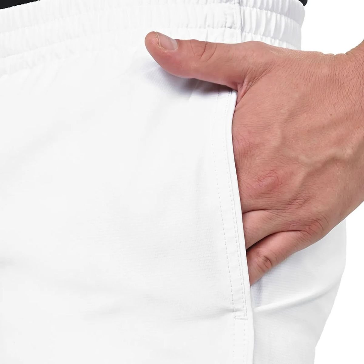 Bermuda Masculina Curta Mizuno Rip Stop 3 Branca Branco 5
