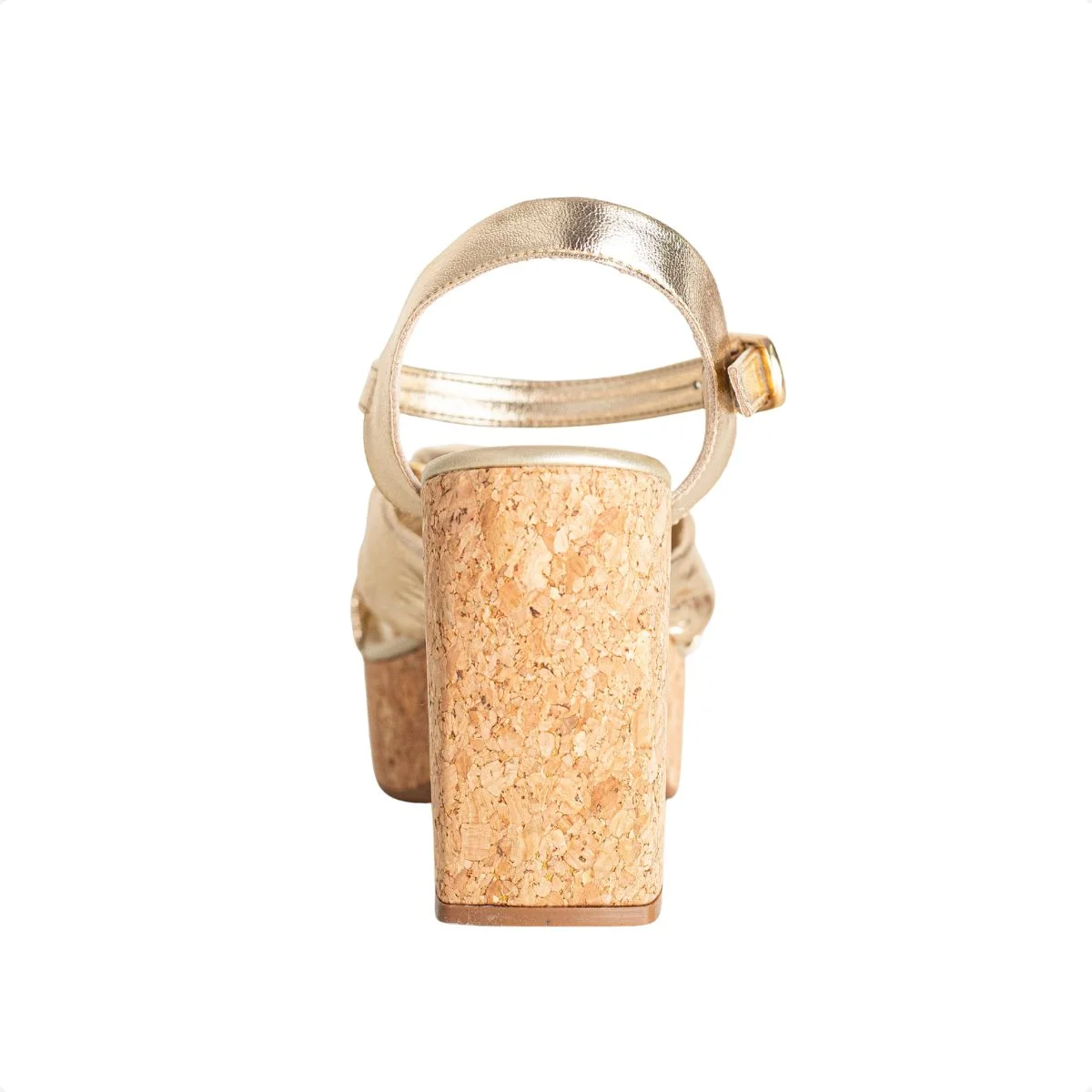 Sandália Plataforma Glam Ouro Dm Dourado 4