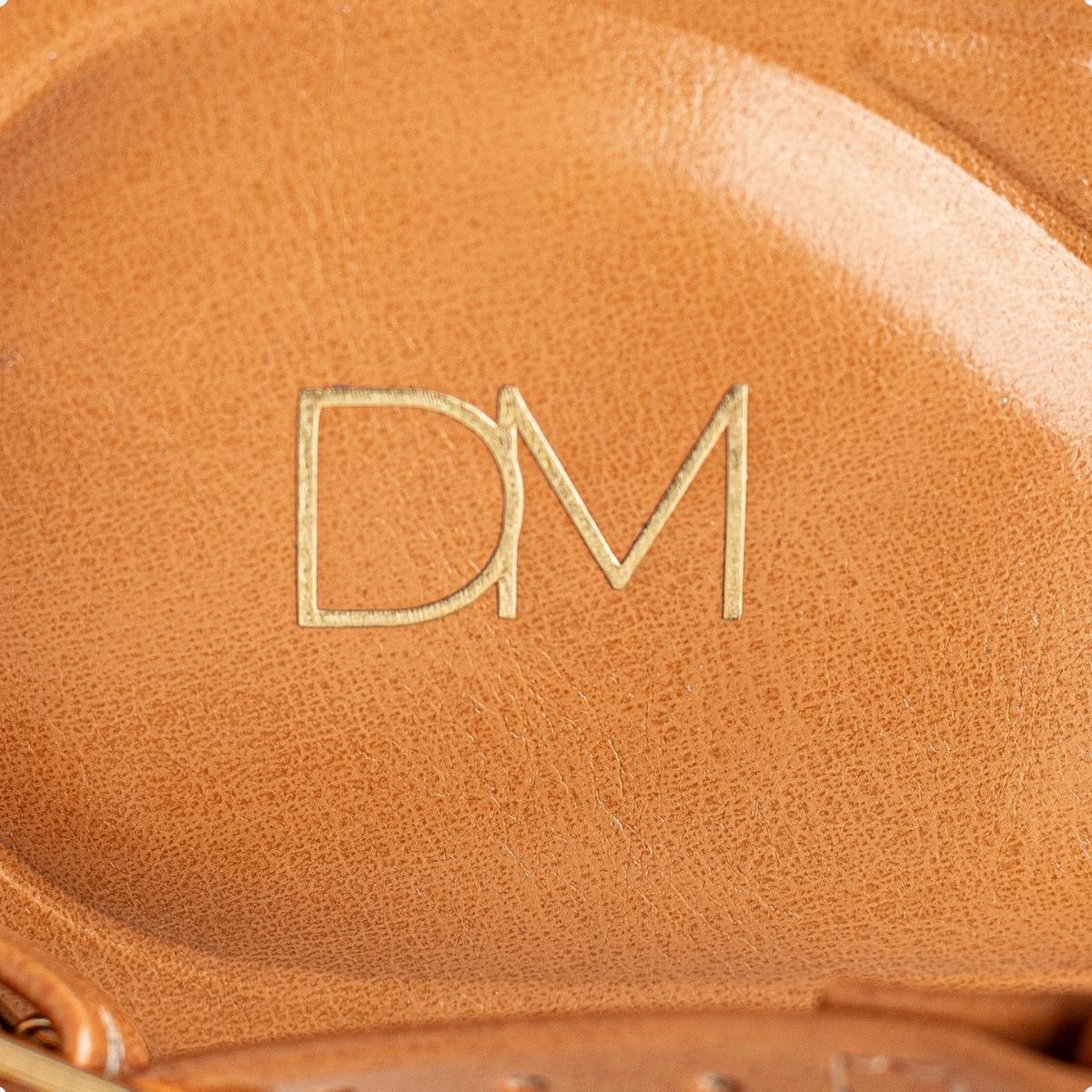 Sandália Rasteirinha Dm Glam Caramelo Marrom 7