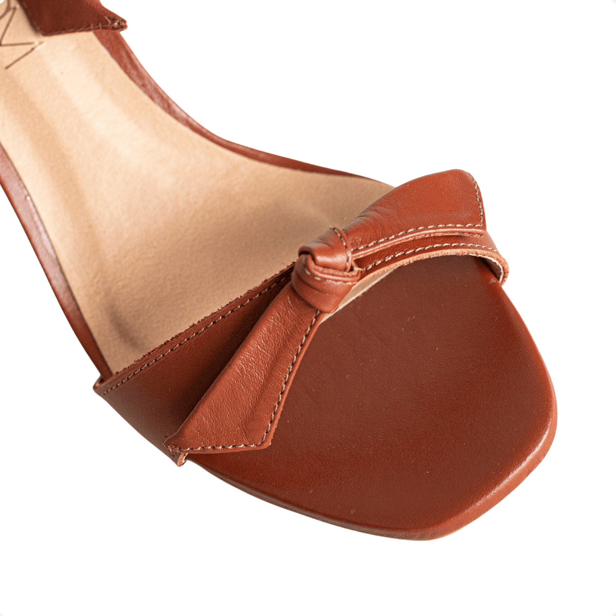 Sandalia Fem Salto Alto Fino Dm 1600c-25571c- Marrom 7