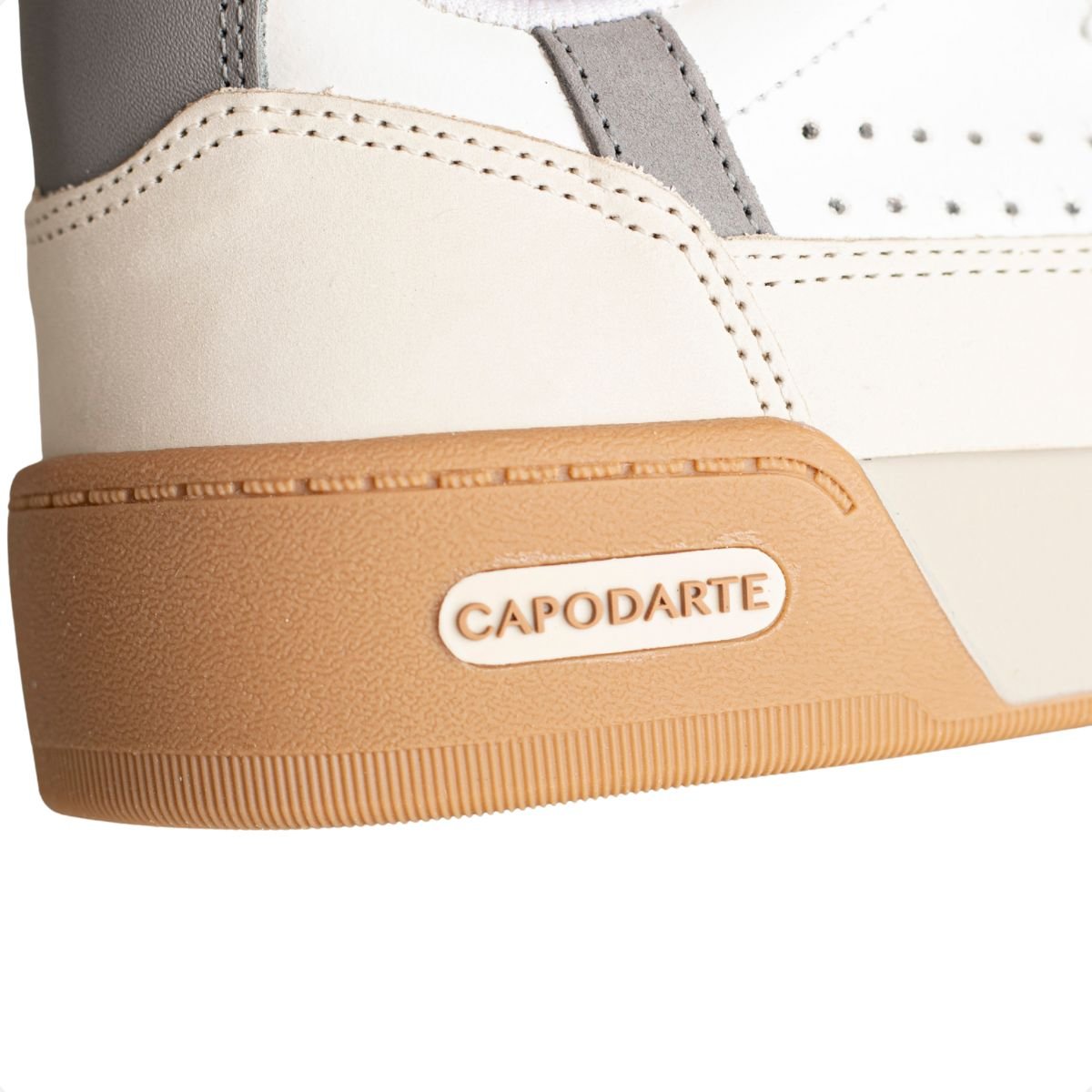 Tenis Moda Feminino Capodarte Bege/Branco 3