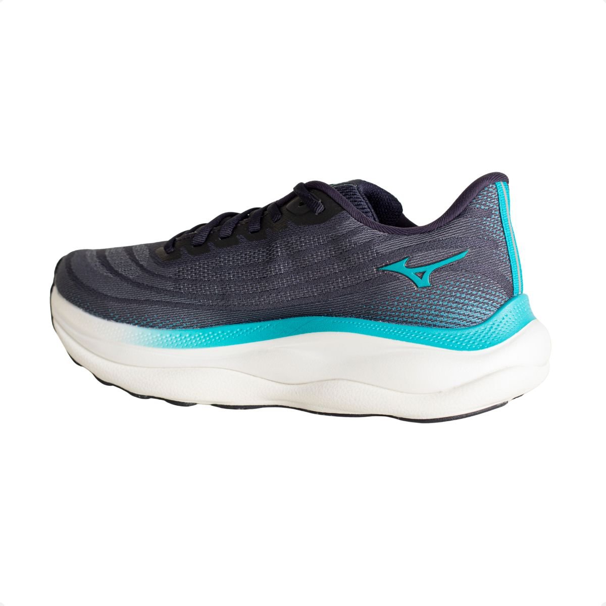 Tênis De Corrida Mizuno Wave Sky 9 Masculino Azul/Laranja/Verde 5