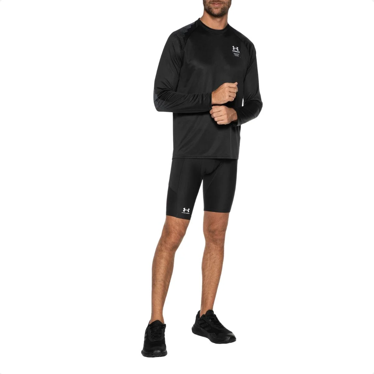 Short Masculino Treino Under Hg Pocket Armour Preto