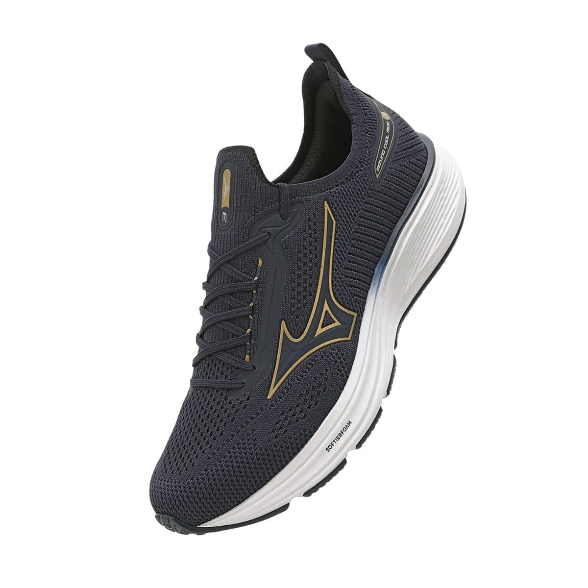 Tênis Running Masculino Mizuno Cool Ride 3 Azul Preto 5