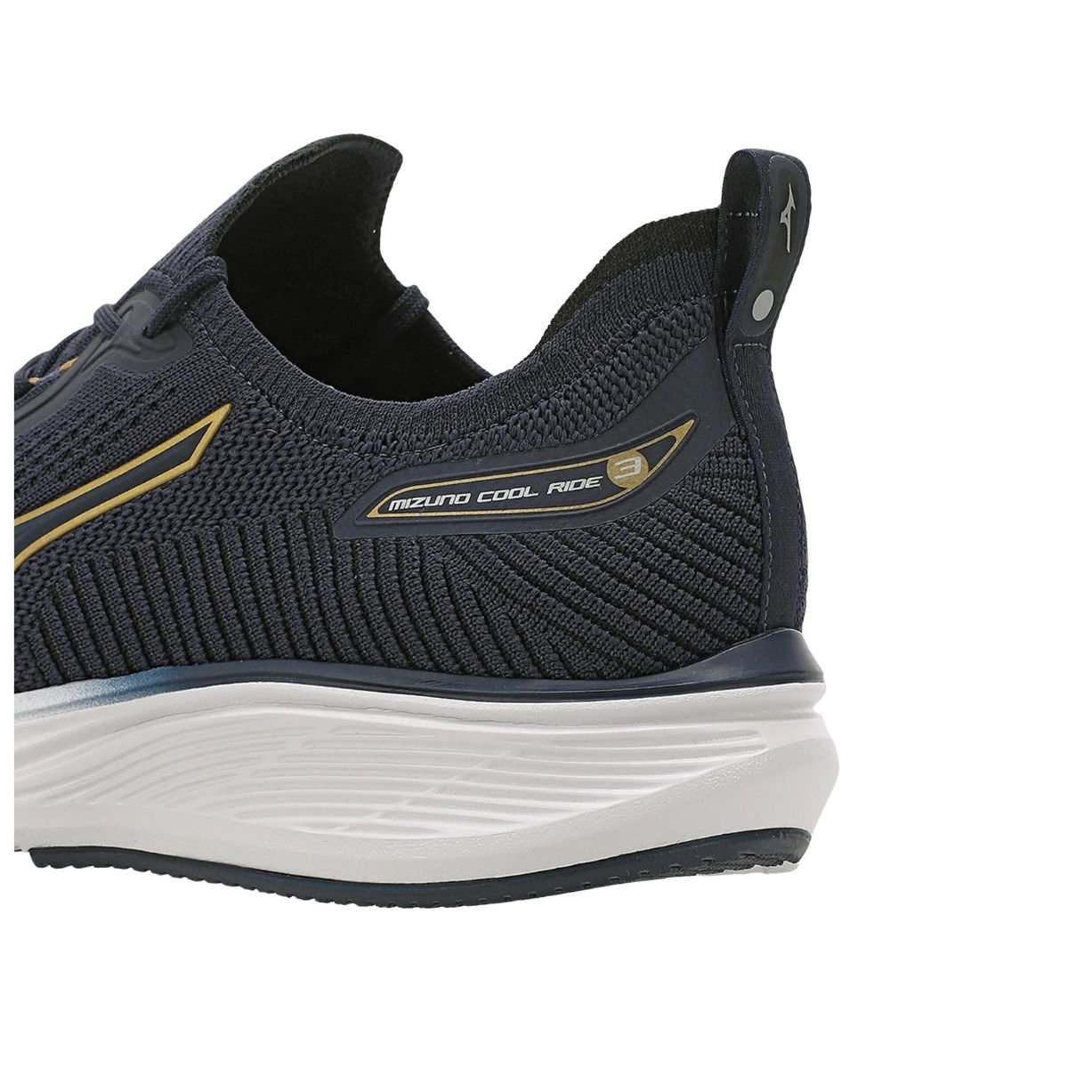 Tênis Running Masculino Mizuno Cool Ride 3 Azul Preto 6
