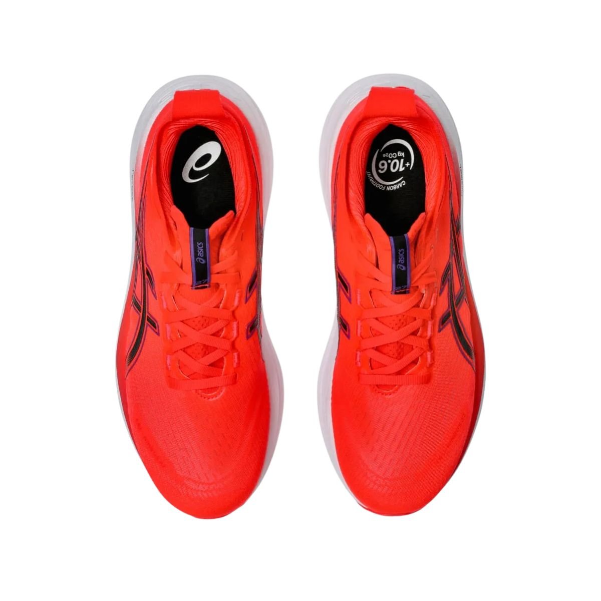 Tênis Running Masculino Asics Gel-Nimbus 27 Vermelho Laranja 3