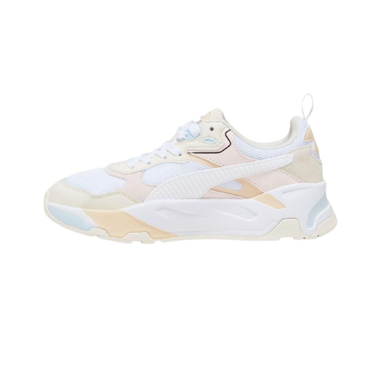 Tênis Casual Feminino Puma Trinity Branco E Bege Branco 5