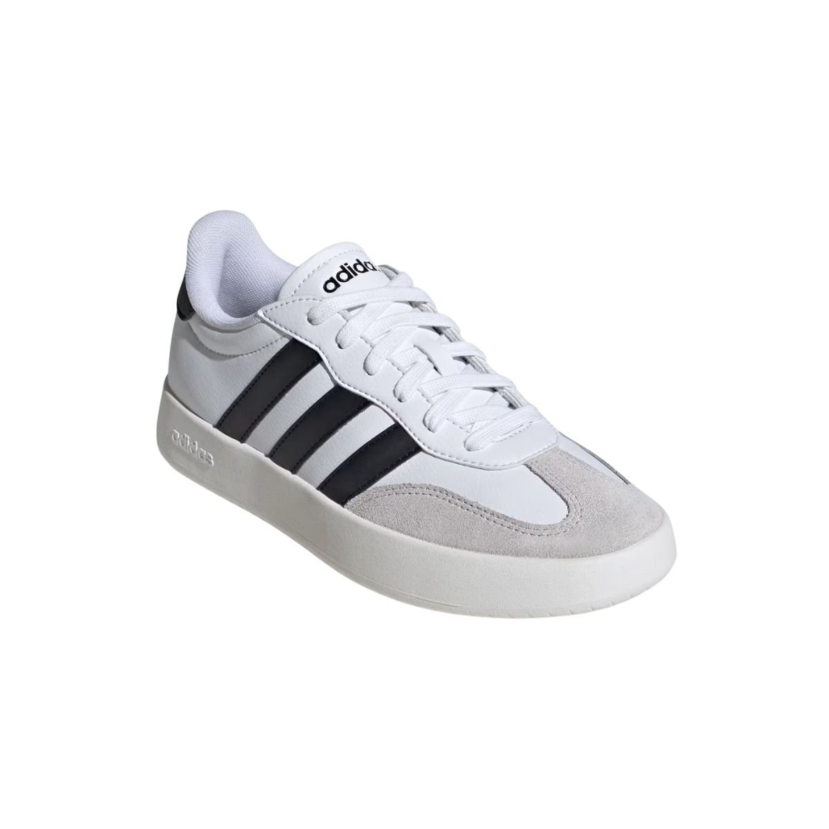 Tênis Running Masculino Adidas Barreda Branco Branco/Preto/Cinza 2