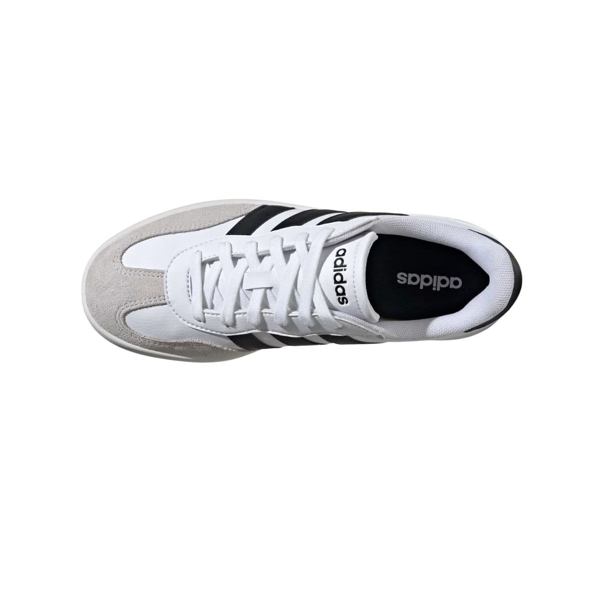 Tênis Running Masculino Adidas Barreda Branco Branco/Preto/Cinza 6