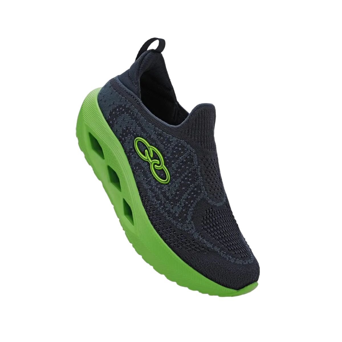 Tênis Running Infantil Olympikus Pixel Azul Preto/Verde 2