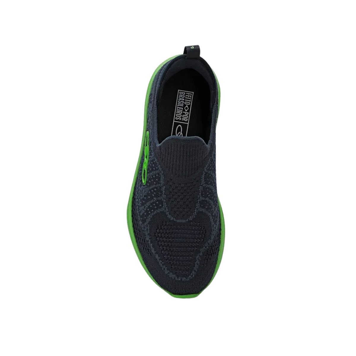 Tênis Running Infantil Olympikus Pixel Azul Preto/Verde 3