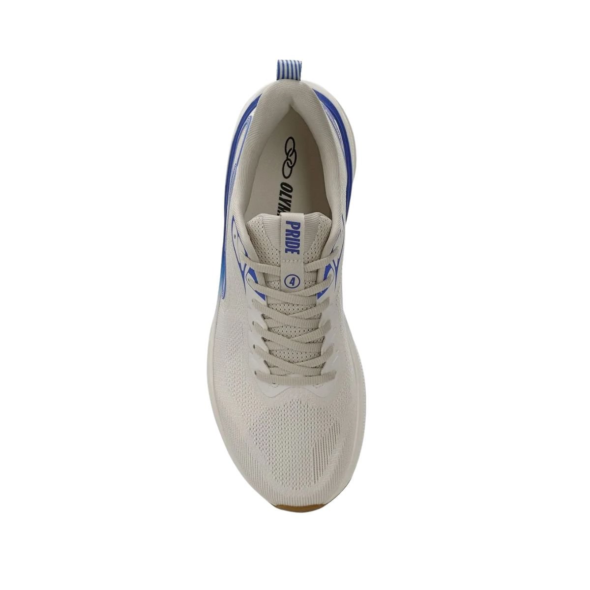 Tênis Running Masculino Olympikus Pride 4 Branco Branco/Azul 3