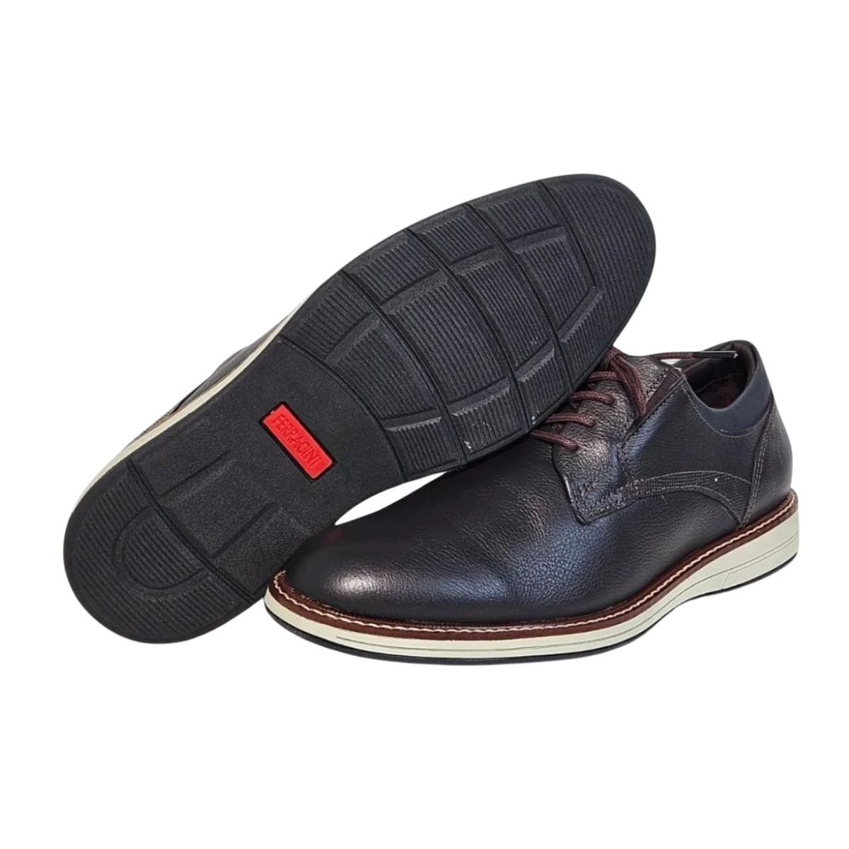 Sapato Masculino Esporte Fino Ferracini Kingston Preta Preto 3