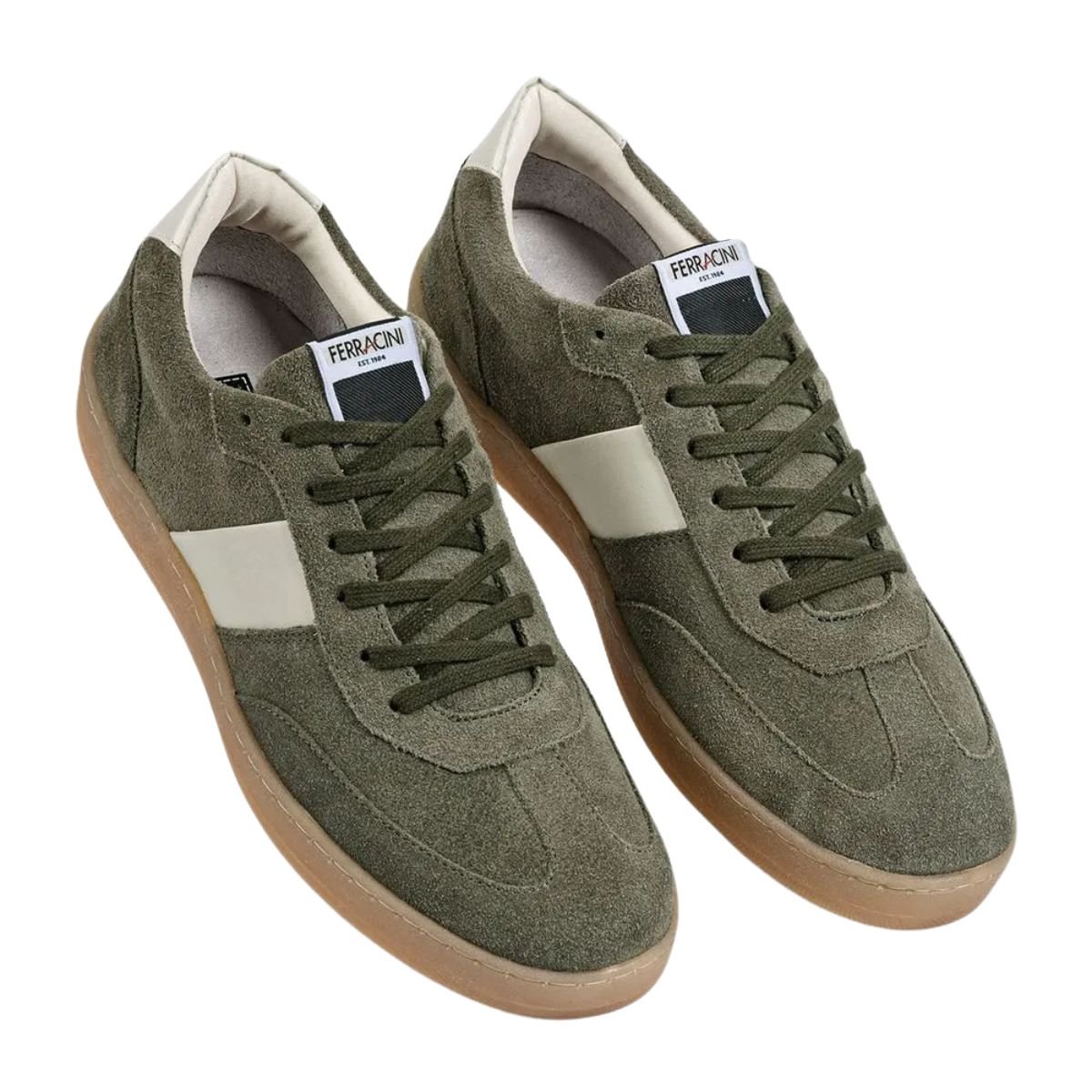 Sapatênis Masculino Ferracini Ibiza Verde Verde/Branco 2