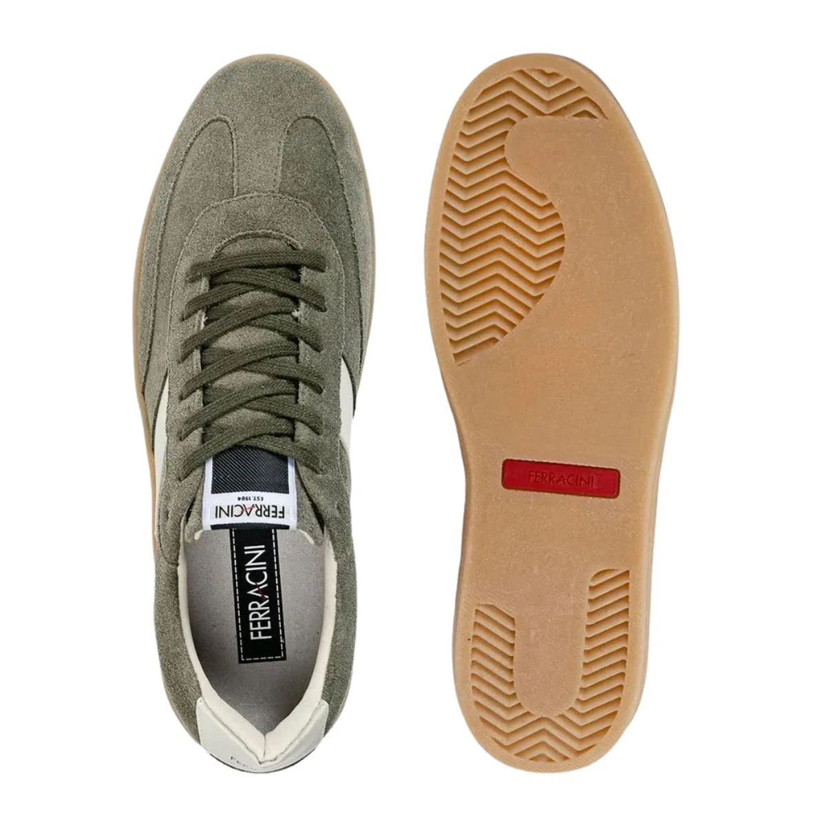 Sapatênis Masculino Ferracini Ibiza Verde Verde/Branco 3